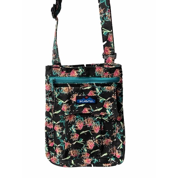 Kavu Handbags - Kavu Crossbody Bag Floral Messenger Tote